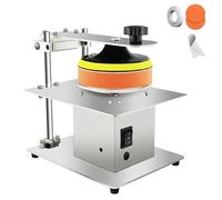 Lucidatrice per dischi CD/DVD, macchina per la riparazione e la pulizia dei dischi con 2 tamponi lucidanti, velocità regolabile da 1000 a 6000 giri/min, levigatrice elettrica da banco da 200 W