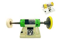 Lucidatrice per gioielli, Lucidatrice da banco elettrica Rettificatrice for gioielli Gemma Smerigliatrice for roccia Lucidatrice for tornio da tavolo Velocità regolabile 0-10000 RPM 750 W(Rosa)