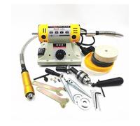 Lucidatrice per gioielli, Lucidatrice Fai da te Rettificatrice del motore del tornio del tornio del pannello della lavorazione del legno con il tubo flessibile dell'albero 0.4-6.5mm 22 0V / 110 V 350W