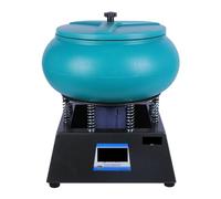 Lucidatrice per Gioielli, Lucidatrice vibrante da 17 pollici con capacità di 12 litri, for utensili for smerigliatrice di gioielli in metallo