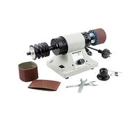 Lucidatrice per lucidatura della Pelle, lucidatrice per levigatrice elettrica da 350 W, utensile per la molatura dei Bordi in Pelle, lucidatrice per smerigliatrice da banco, rettificatrice per smerig