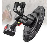 Lucidatrice per pareti in calcestruzzo con asta di prolunga, regolabile a 6 velocità, disco abrasivo da 38 cm per levigare superfici in gesso e malta
