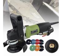 Lucidatrice per pietra a iniezione d'acqua portatile da 800 W, smerigliatrice elettrica a umido, 6 marce, utensile professionale per marmo e granito, per lucidare marmo e granito Type3