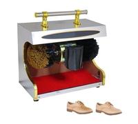 Lucidatrice per scarpe completamente automatica con funzioni di rimozione e schiarimento della polvere, sistema a doppia spazzola per casa, hotel, banca e uso commerciale