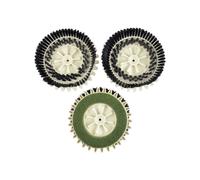 Lucidatrice pl515 ricambio tris spazzole pad + setole larghe Vorwerk Folletto