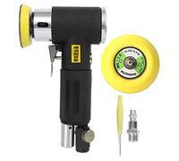 Lucidatrice pneumatica con disco abrasivo da 5,1 cm e 7,6 cm, levigatrice ad aria per spazi ristretti, design eccentrico leggero, interfaccia di tipo UE per dettagli carrozzeria e metallo