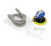 Lucidatrice pneumatica e rettificatrice per settore automobilistico, diametro 150 mm, movimento eccentrico, 13500 giri/min, filettatura da 1/4", uscita dell'aria di scarico posteriore, consumo d'aria