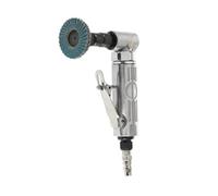 Lucidatrice, Poratble Mini 1/4 Aria Smerigliatrice Angolare 90 Gradi Rettifica Pneumatica Lucidatrice Mulino Macchina For Incidere Con Dischi Abrasivi Kit Di Strumenti(With 45pcs)