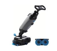 Lucidatrice professionale per pavimenti con spazzole rotanti e testa rotante a 360° per una pulizia efficiente di grandi superfici