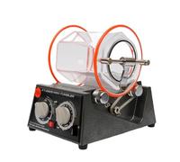 Lucidatrice rotante for gioielli, mini lucidatrice for con cilindro in vetro e perla lucidante , Kit di molatura e finitura