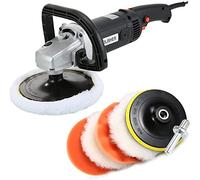 Lucidatrice rotativa per auto, kit lucidatrice lucidante per auto, 8 velocità, manico staccabile, perfetto per lucidare e incerare auto in barca