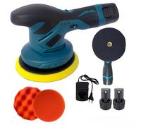 LUCIDATRICE ROTORBITALE CON DOPPIA BATTERIA 18V 6 VELOCITÀ LEVIGATRICE PER AUTO