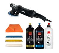 Lucidatrice Rotorbitale LHR15ES + Paste Abrasive 3x1 Lt +3 Pad Lana/Spugna Rupes