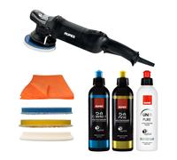 Lucidatrice Rotorbitale LHR15ES +Paste Abrasive 3x250 ml+3 Pad Lana/Spugna Rupes