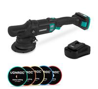 Lucidatrice Rotorbitale PRO 20V - Ø 125mm | Inclusa batteria 2.0Ah, caricatore rapido e 5 dischi lucidanti
