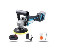 Lucidatrice senza spazzole senza fili con regolazione a 6 velocità Lucidatrice elettrica for ceratura for auto da 125 mm(KIT 2)