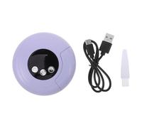 Lucidatrice Unghie per Bebè Ricaricabile Usb, Set Due in Portatile | Abs, per Unghie di Mani e Piedi, Uso Domestico e Prima Nanna, Design a Disco, Colore Viola