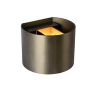 Lucide Applique LED Xio, rotonda, ottone anticato Lucide