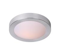 Lucide 79158/01/12 Fresh - Plafoniera IP44 1 x E27, Diametro 27 cm, Alluminio