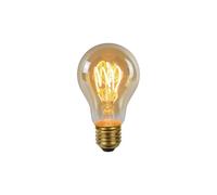 LUCIDE A60 - Lampadina a filamento Ø 6 cm - LED Dim. - E27-1x4,9W 2200K - Ambra