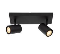 LUCIDE AMIGO - Faretto da soffitto, 2 x GU10, colore: Nero