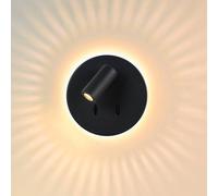 Lucide Applique a LED Bentjer 2 sorgenti luminose nero 79201/09/30