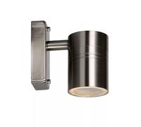 Lucide Applique a LED da esterno con struttura in acciaio e un diffusore moderno