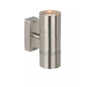 Lucide Applique a LED da esterno in acciaio e doppio diffusore dal design modern