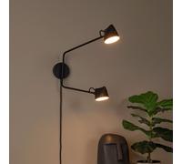 Lucide Applique a parete con doppio diffusore LED dimmerabile e orientabile Miln [EEK: G]