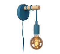 Lucide Applique a parete per cameretta struttura in metallo e legno dal design m