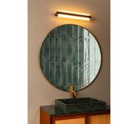 Lucide Applique da bagno a LED in metallo da design moderno Wanda Nero 15W Lumen [EEK: G]
