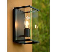 Lucide Applique da esterno con struttura in metallo moderna e diffusore in vetro