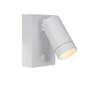 Lucide Applique da esterno in alluminio diffusore orientabile e sensore di movim