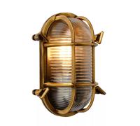Lucide Applique da parete da esterno struttura in alluminio ovale diffusore in v