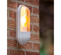 Lucide Applique da parete per esterni con diffusore in acrilico Capsule Bianco 1