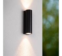 Lucide Applique da parete per esterni con doppio LED e struttura in alluminio Ak