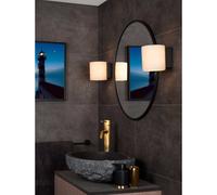 Lucide Applique moderna con struttura in metallo con diffusore in vetro a cilind