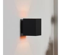 Lucide Applique Xera, nero, 10 cm, faretto, alluminio Lucide