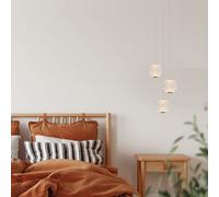 Lucide Lampada a sospensione Cintra LED, Ø 25 cm, trasparente/oro, acrilico Lucide