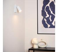 Lucide Applique Clubs, 1 luce, bianco Lucide