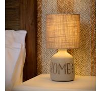 Lucide Lampada da tavolo Cosby shabby chick con struttura in ceramica E14 Grigio