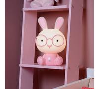 Lucide Lampada da tavolo per bambini Dodo bunny, rosa/bianco, dimmerabile, ABS Lucide