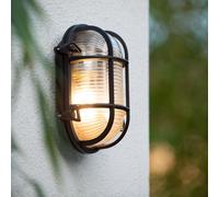 Lampada da Parete Per Esterni Lucide Dudley Oblunga Nero