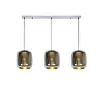 Lucide Eryn - Lampadario in vetro cromato, 45 W