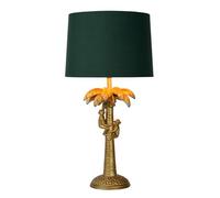 LUCIDE EXTRAVAGANZA COCONUT - Lampada da tavolo Ø 30,5 cm - 1xE27 Oro Opaco/Ottone/Verde