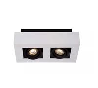 Lucide Faretto a LED in alluminio e 2 diffusori orientabili dal design moderno X [EEK: G]