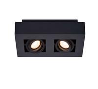 Lucide Faretto a LED in alluminio e 2 diffusori orientabili dal design moderno X