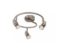 Lucide Faretto a LED in metallo con triplo diffusore orientabile dal design mode