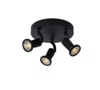 Lucide Faretto a LED struttura in metallo moderna e triplo diffusore orientabile [EEK: G]