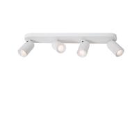 Lucide Faretto a soffitto Punch, 4 luci, barra, bianco Lucide